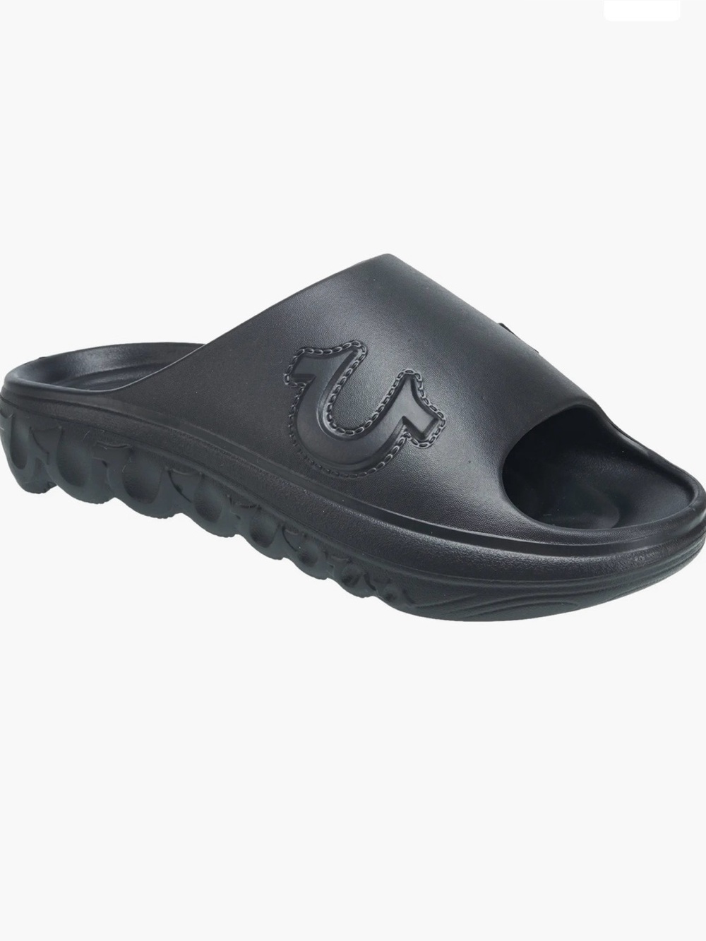 NWT $69 True Religion slides sz 12